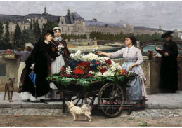 KO IV-408 Marie-Francois Firmin-Girard - Prodejce květin na Pont Royal