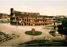 Fotochrom VF 58 Coloseum, Řím, Itálie