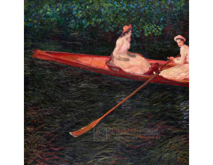 A-274 Claude Monet - Kánoe na Epte