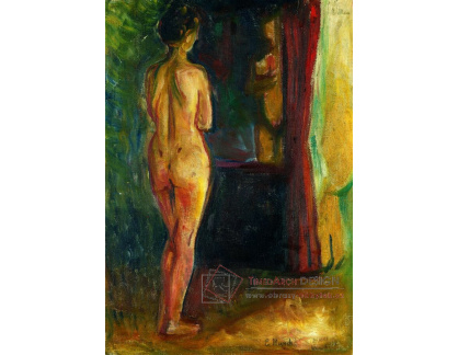A-5689 Edvard Munch - Ženský akt před zrcadlem