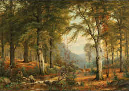 A-7457 Jacobus Johannes van Poorten - Srnky v lese