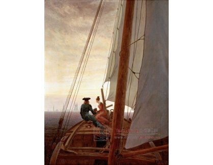 A-8542 Caspar David Friedrich - Na plachetnici