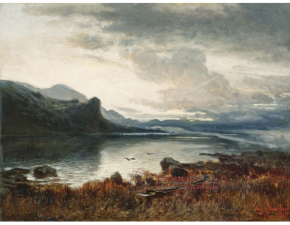 A-8623 August Schäffer von Wienwald - Motiv od jezera Wolfgang