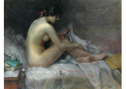 A-8638 Delphin Enjolras - Nahá na posteli
