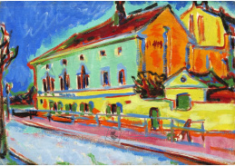 D-7156 Ernst Ludwig Kirchner - Domy v Drážďanech