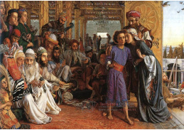 VANG293 William Holman Hunt - Nalezení spasitele v chrámu