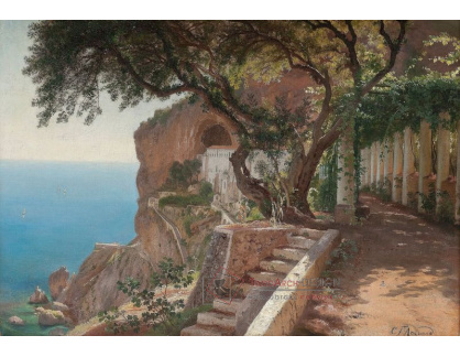 SO VIII-292 Carl Fredric Aagaard - Pergola v Amalfi