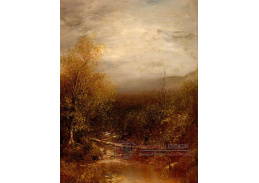 SO XII-414 Ralph Albert Blakelock - Jezírko v Adirondacks