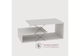 CAYENNE, konferenční stolek 100x50cm, bílá