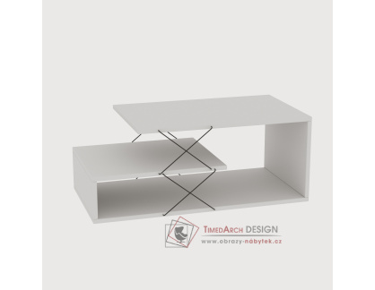 CAYENNE, konferenční stolek 100x50cm, bílá