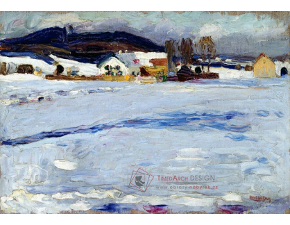 A-5917 Vasilij Kandinskij - Poblíž Starnbergu v zimě