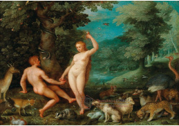 DDSO-3681 Jan Brueghel - Pokušení Adama v ráji
