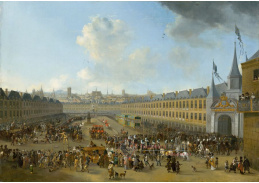 D-8928 Pieter Wouwerman - Turnaj v Place des Vosges v Paříži