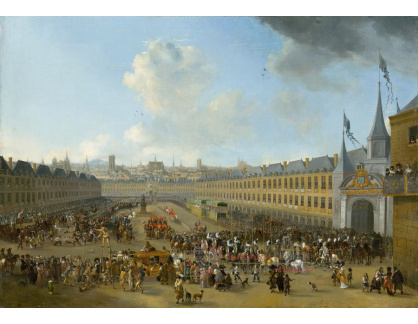 D-8928 Pieter Wouwerman - Turnaj v Place des Vosges v Paříži