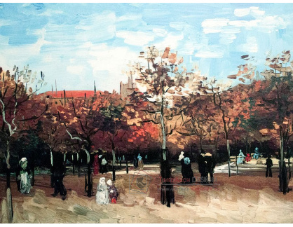 VR2-195 Vincent van Gogh - Procházející se v Bois de Boulogne