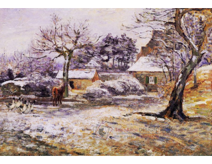 VCP-208 Camille Pissarro - Sníh v Montfoucault