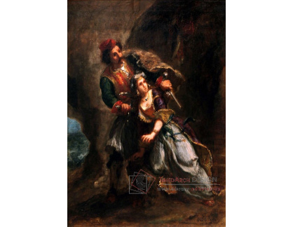 VEF 33 Eugene Ferdinand Victor Delacroix - Abydosova snoubenka