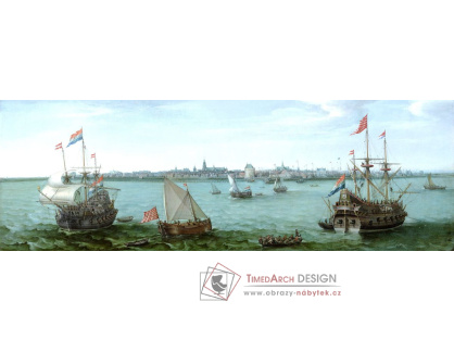 VL97 Hendrik Cornelisz Vroom - Pohled na Hoorn v Holandsku