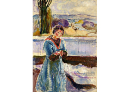 A-5684 Edvard Munch - Stojící žena se založenýma rukama