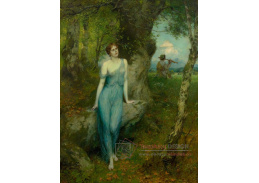A-7979 Ferdinand Leeke - Nymfa v lese