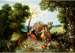 DDSO-5101 Jan Brueghel a Frans Francken - Krajina s alegoriemi čtyř živlů