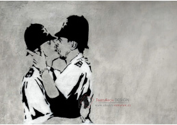 D-9288 Banksy - Líbání policistů