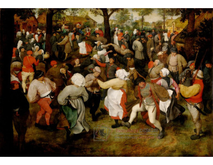 D-9321 DDSO-4153 Pieter Brueghel - Tanec nevěsty