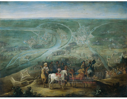 VH481 Lambert de Hondt - Obležení Rheinbergu francouzskými jednotkami v roce 1672