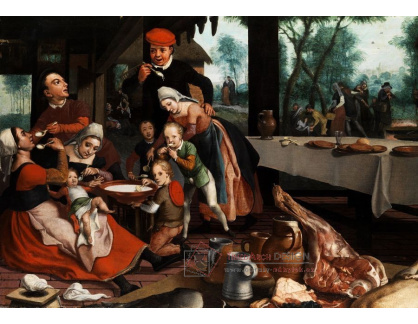 VSO 1131 Pieter Francis Peters - Rodina při jídle
