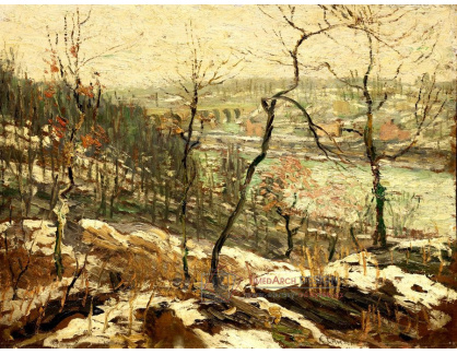 KO III-109 Ernest Lawson - Krajina v blízkosti řeky Harlem