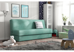DELI MINI, pohovka rozkládací, látka Enjoy 18 světle zelená