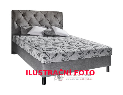 MODO, čalouněná postel 180x200 cm, výběr provedení