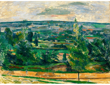 VR10-45 Paul Cézanne - Krajina v Jas de Bouffan