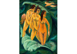 VELK 88 Ernst Ludwig Kirchner - Tři koupající se ženy