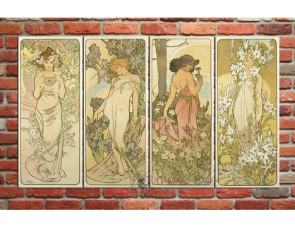 Obrazový set 4D Alfons Mucha 4