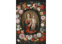VKZ 457 Andries Daniels a Simon de Vos - Madonna a dítě v květinové girlandě