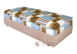 PLUTO, čalouněná postel s načalouněnou matraci 90x200cm, výběr provedení