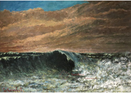 A-2136 Gustave Courbet - Pláž  Dieppe