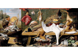 A-2579 Frans Snyders - Trhová scéna na nábřeží