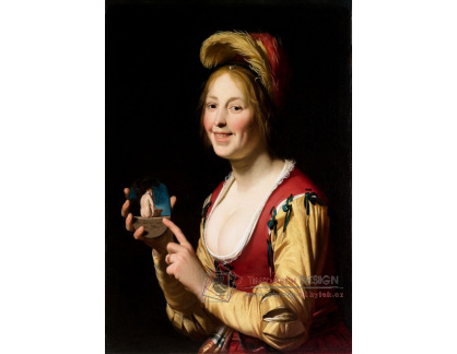 A-2812 Gerrit van Honthorst – Usmívající se dívka