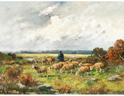 A-6760 Adolf Kaufmann - Pastýř v bouřkové krajině
