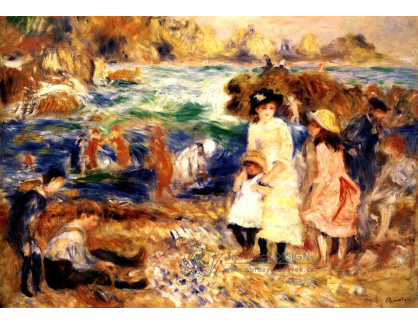 VR14-80 Pierre-Auguste Renoir - Scéna na pláži