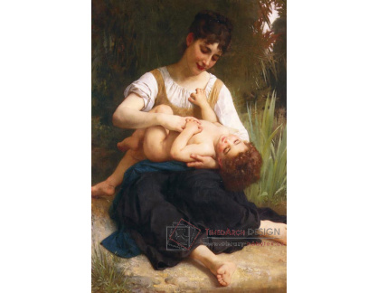R15-21 Adolph William Bouguereau - Žena lechtající dítě