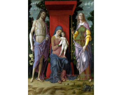 SO VII-23 Andrea Mantegna - Madonna se svatou Marii Magdalénou a svatým Janem Křtitelem