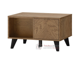 MIRI 41, konferenční stolek 80x60cm, dub rustikální