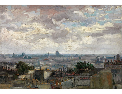 VR2-63 Vincent van Gogh - Pohled na Paříž z Meudonu