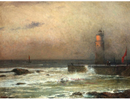 Jakub Schikaneder - Moře s majákem