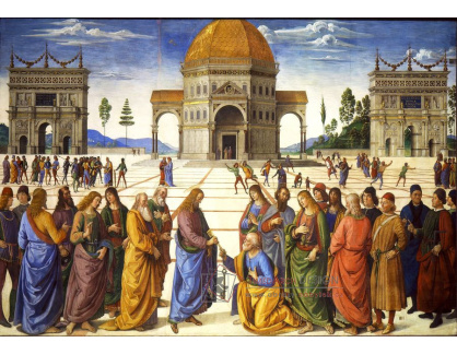 SO IV-472 Pietro Perugino - Freska v Sixtinské kapli