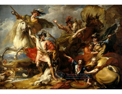 SO XI-101 Benjamin West - Smrt jelena