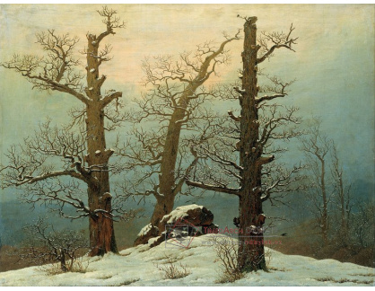 SO XI-159 Caspar David Friedrich - Mohyla ve sněhu
